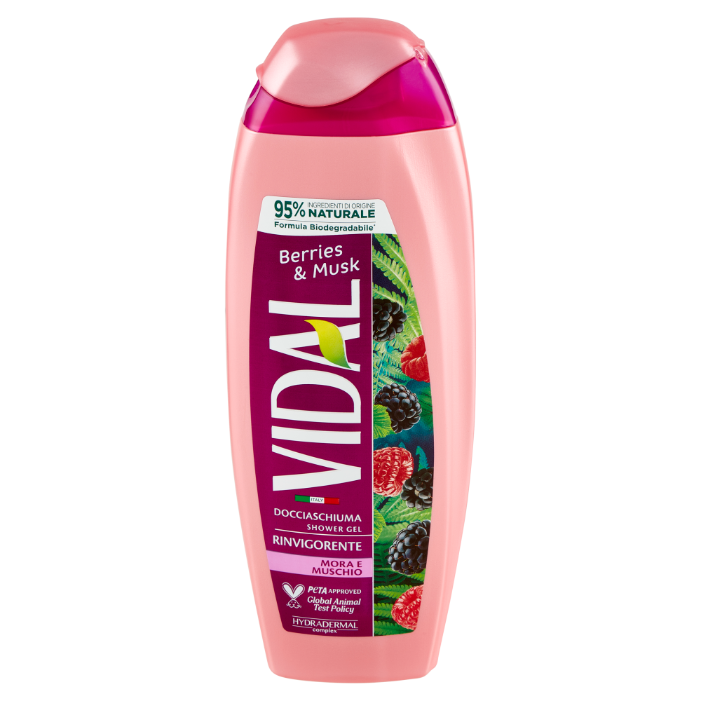 Vidal Docciaschiuma Rinvigorente Mora e Muschio 250 ml, , large