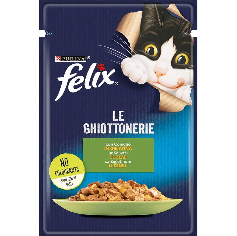 Felix Le Ghiottonerie Coniglio in Gelatina 100 g - -