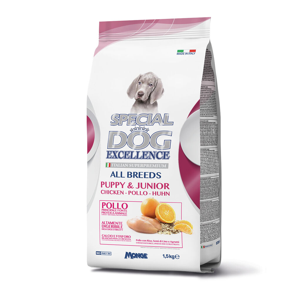 Special Dog Excellence All Breeds Puppy & Junior Pollo 1,5 kg, , large