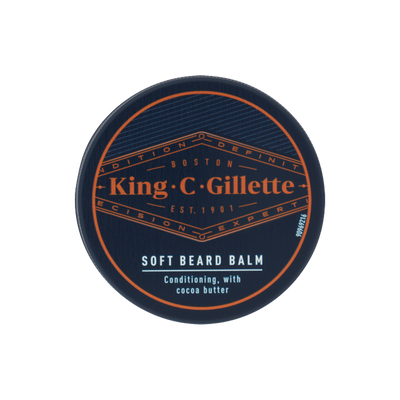 Gillette King C. Balsamo Delicato da Barba con Burro di Cacao, Olio di Argan, Burro di Karit&eacute; 100 ml