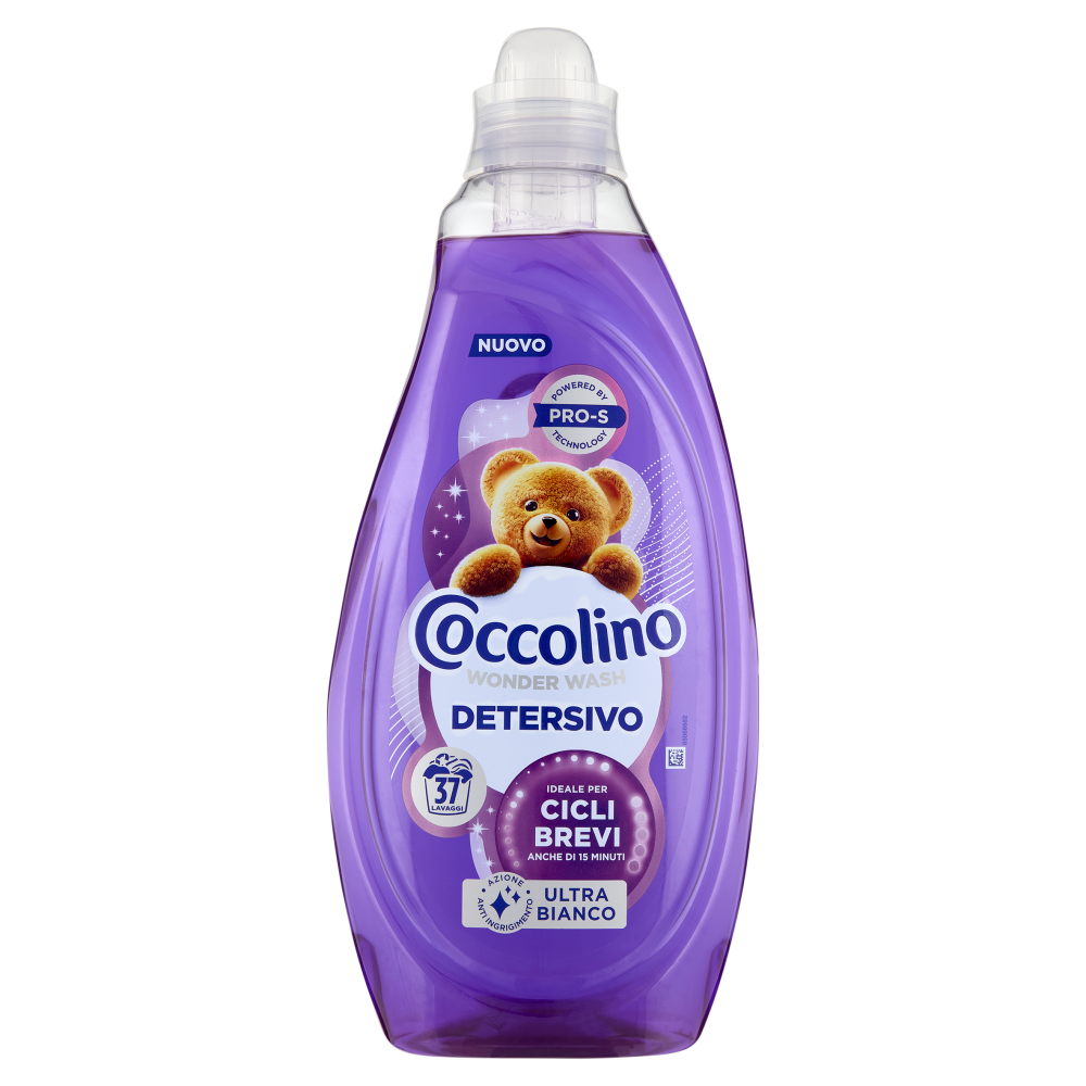 Coccolino Wonder Wash Detersivo Ultra Bianco 37 Lavaggi, , large