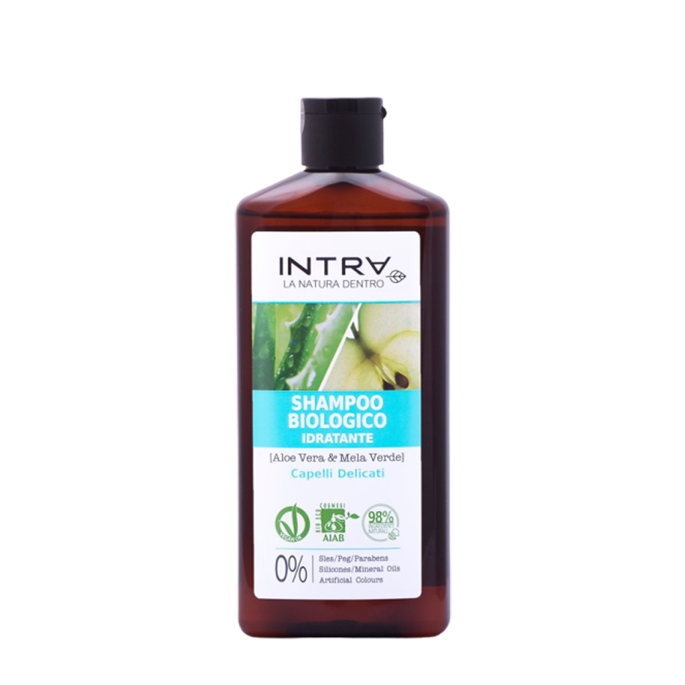 Intra Aloe Vera e MelaVerde Shampoo Idratante 250 ml, , large