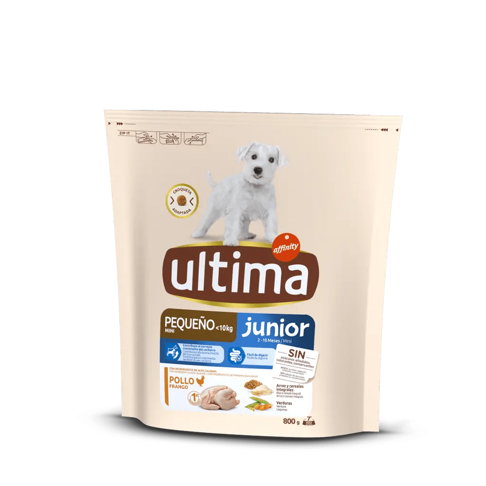 Ultima Dog Mini (1-10 kg) Junior (2-10 Mesi) Pollo 800 g, , large image number null
