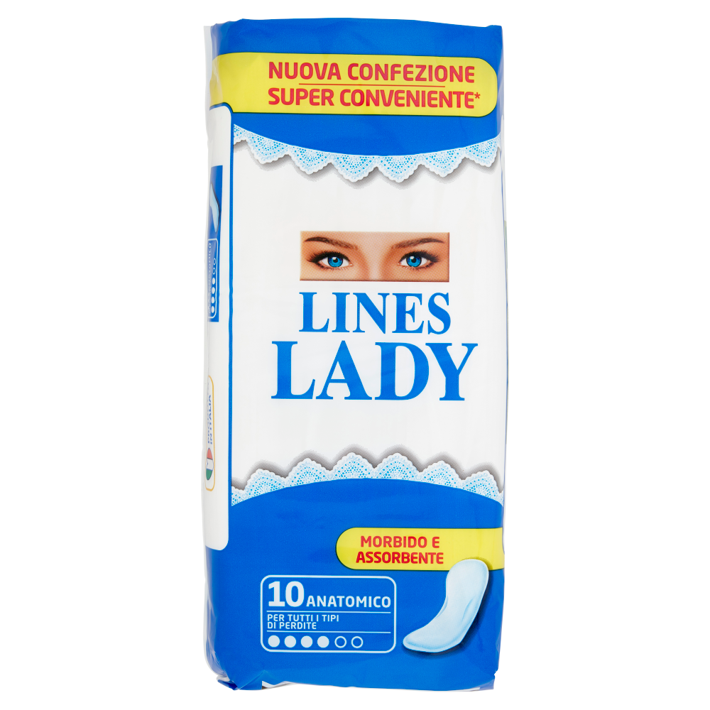 Lines Lady Anatomico 10 Pezzi - -