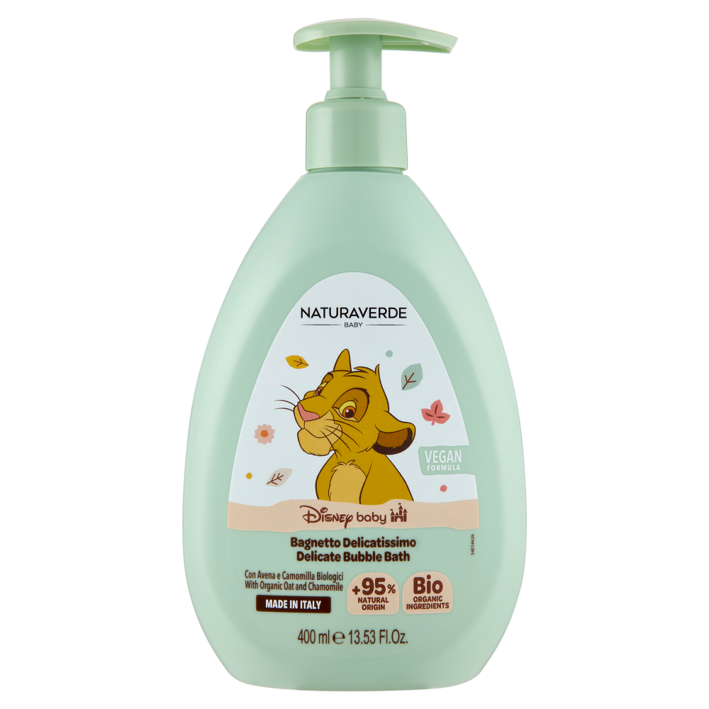 Naturaverde Baby Bagnetto Delicatissimo Disney 400 ml, , large