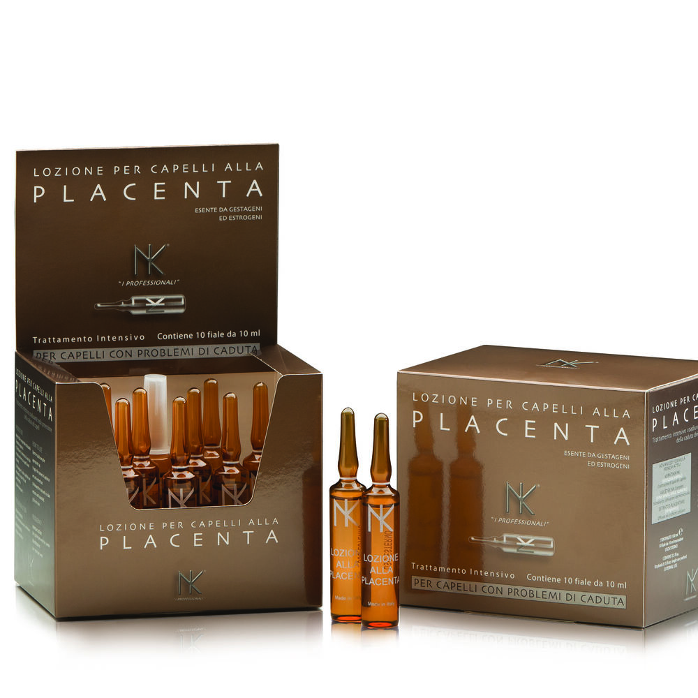NK Lozione per Capelli alla Placenta 10 Fiale, , large