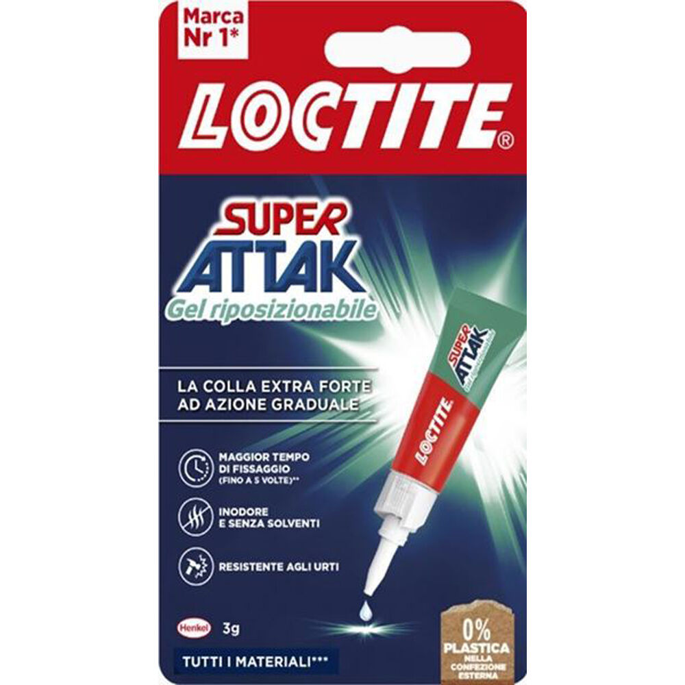 Attak Super Gel Riposizionabile 3g, , large