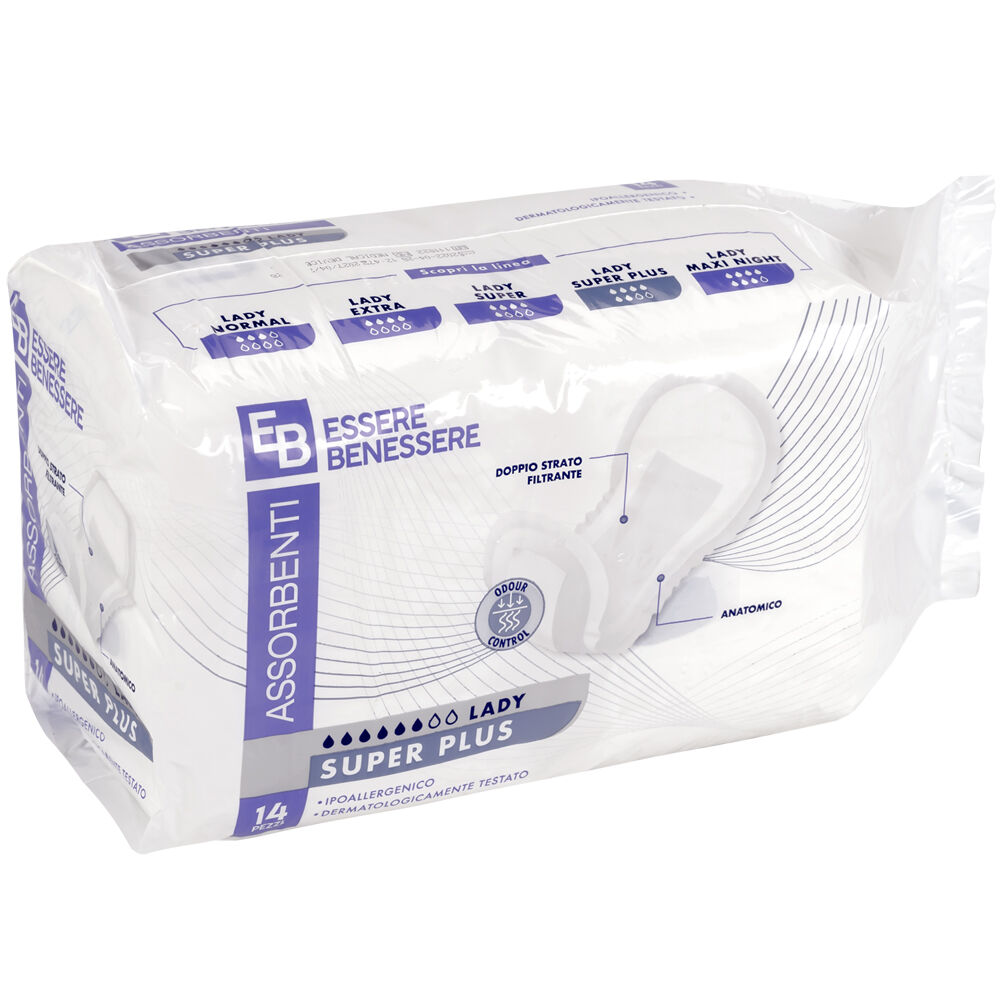 Essere Benessere Lady Super Plus 14 Assorbenti, , large