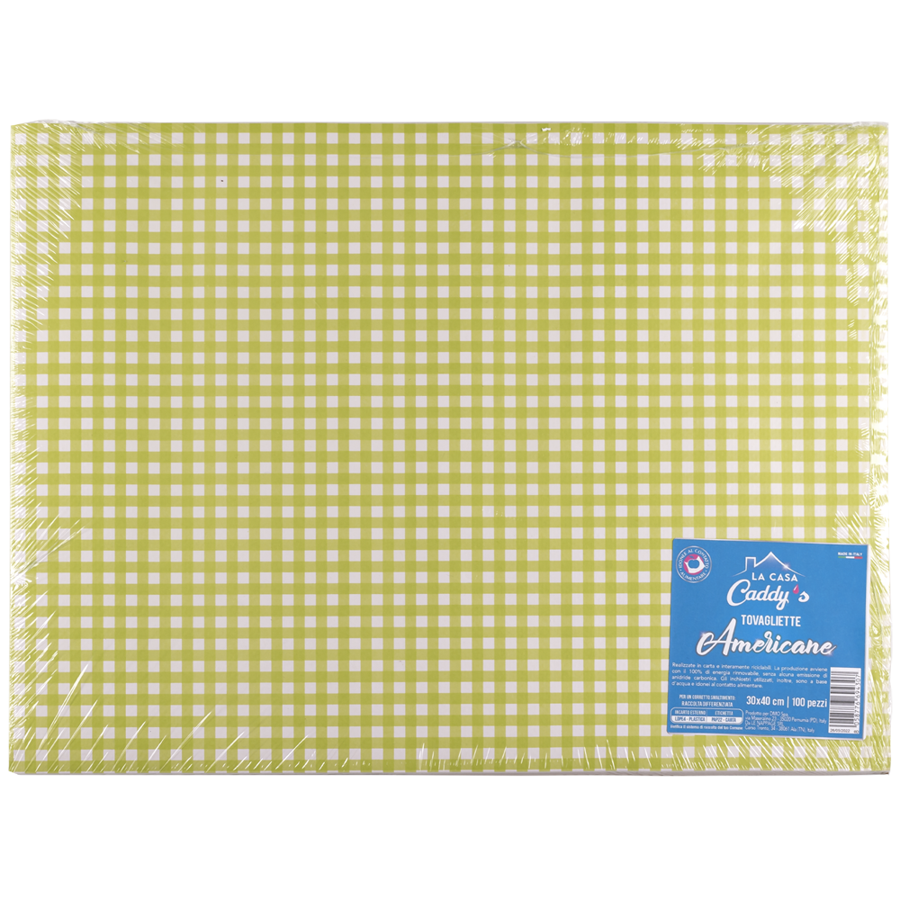 Caddy's Tovaglietta Americana 30x40 100 Pezzi - -