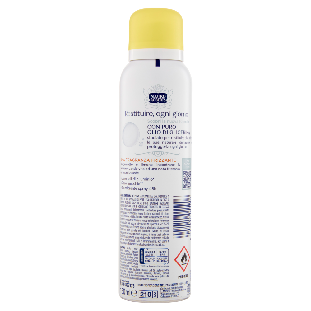 Neutro Roberts Fresco Bergamotto e Zenzero 150 ml, , large