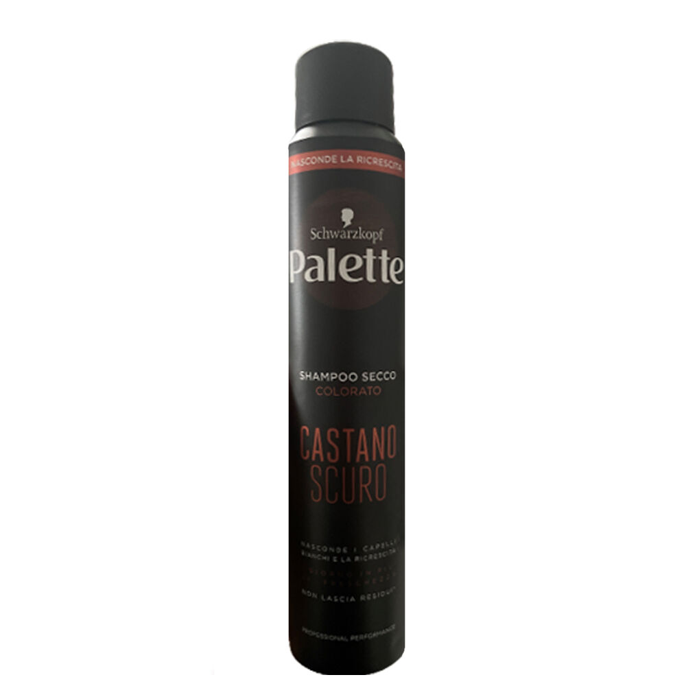 Palette Shampoo Secco Colorato Castano Scuro 200 ml - -