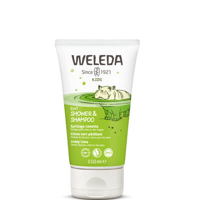 Weleda Kids 2‑in‑1 Doccia & Shampoo Lime frizzante 150 ml