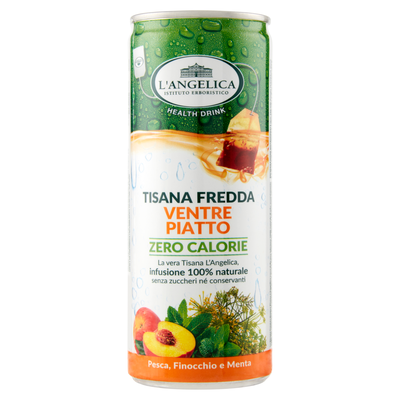 L'Angelica Health Drink Tisana Fredda Ventre Piatto Zero Calorie 240 ml