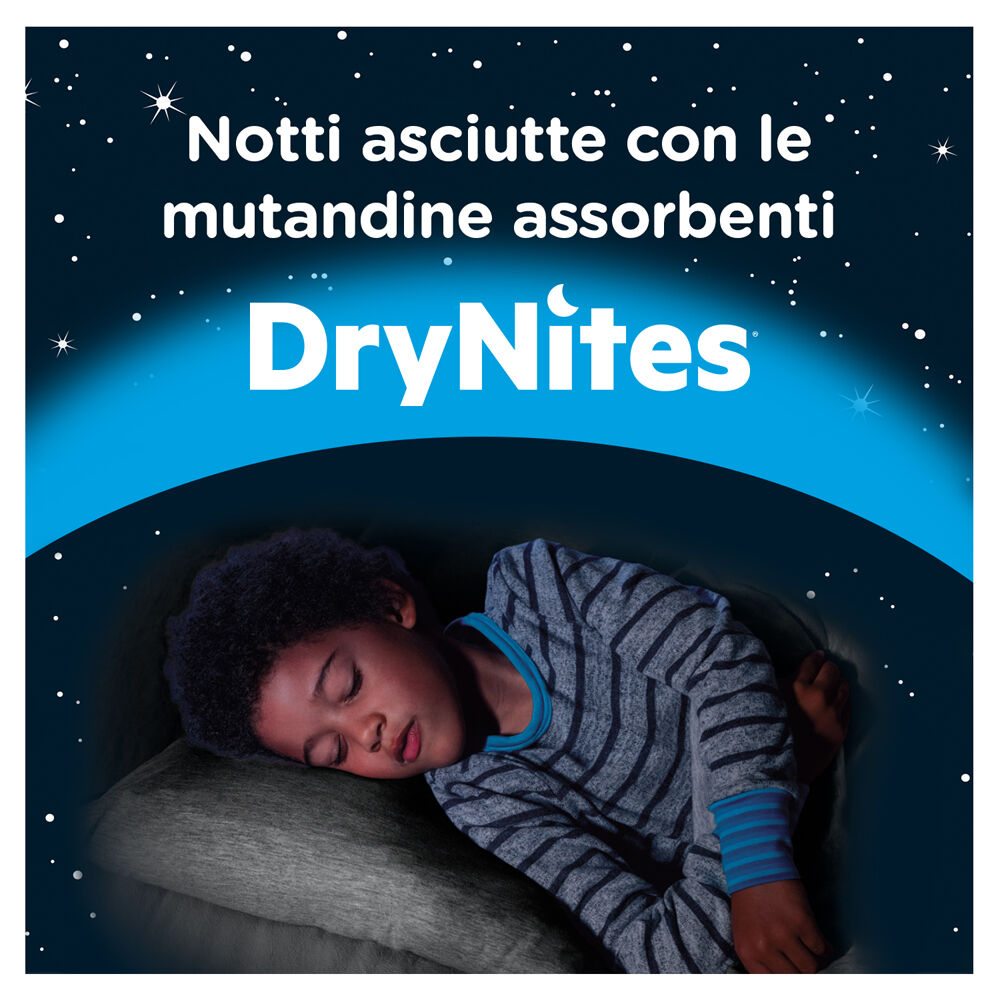 Huggies Drynites Mutandine Assorbenti per Bambino Taglia M (17-30 Kg) 10 Mutandine, , large