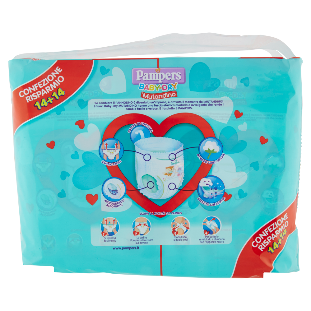 Pampers Baby Dry Mutandino XL Duopack 28 Pannolini, , large