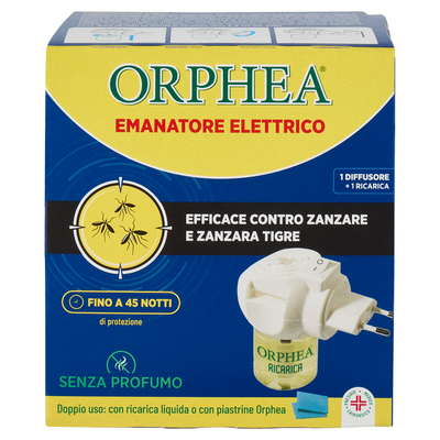 Orphea Emanatore Elettrico 1 Diffusore + 1 Ricarica 30 ml