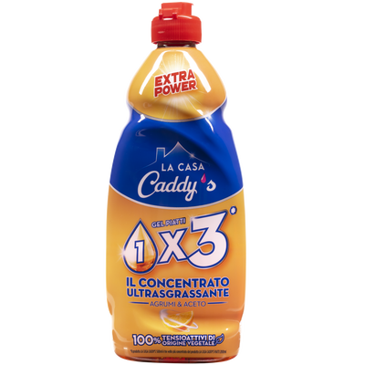 Caddy's Detersivo Piatti Concentrato Agrumi e Aceto 500ml	
