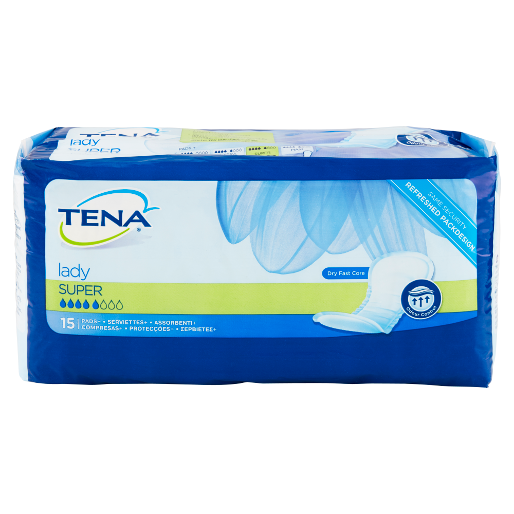Tena Lady Super 15 - assorbenti plus, , large