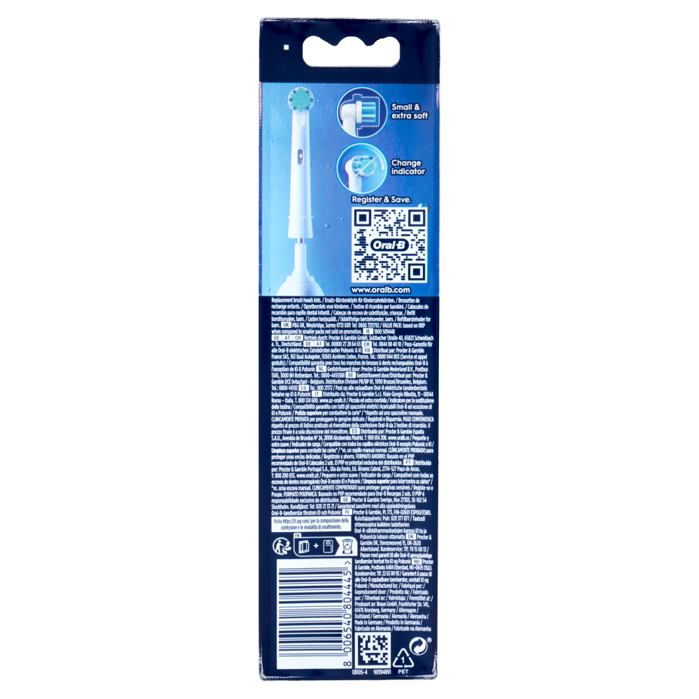 Oral-B Testine di Ricambio per Spazzolino Elettrico Marvel Spider-Man 4 Pezzi , , large