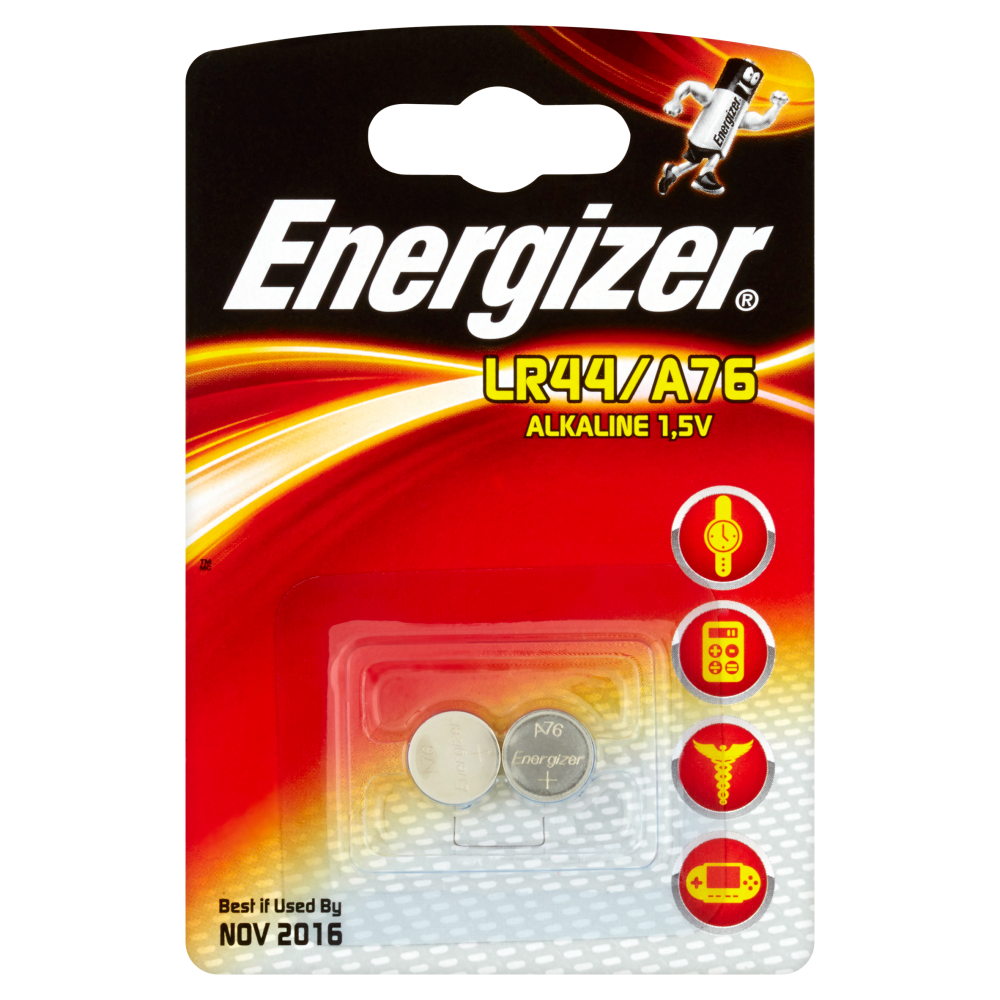 Energizer LR44/A76 alkaline 1,5V - -