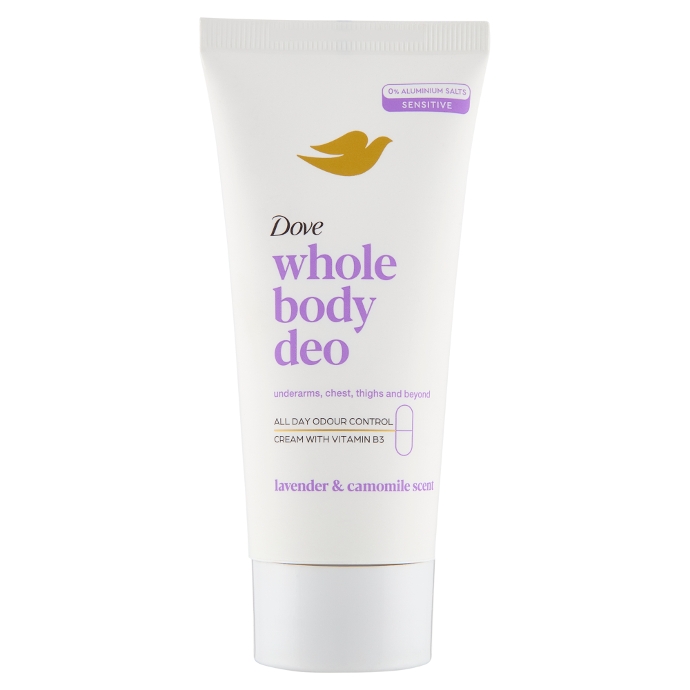 Dove Whole Body Deo Sensitive Lavender & Camomile Scent 75 ml, , large