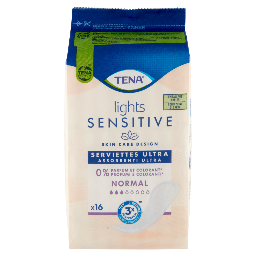 Tena Assorbenti Lights Sensitive Normal 16Pz, , large