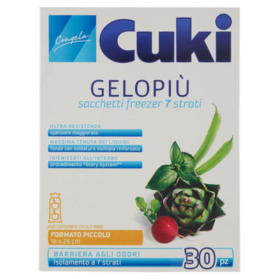 Cuki Gelopi&ugrave; 18x28 cm 30 Sacchetti