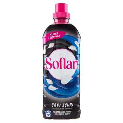 Soflan Detersivo Liquido per Capi Scuri 900 ml