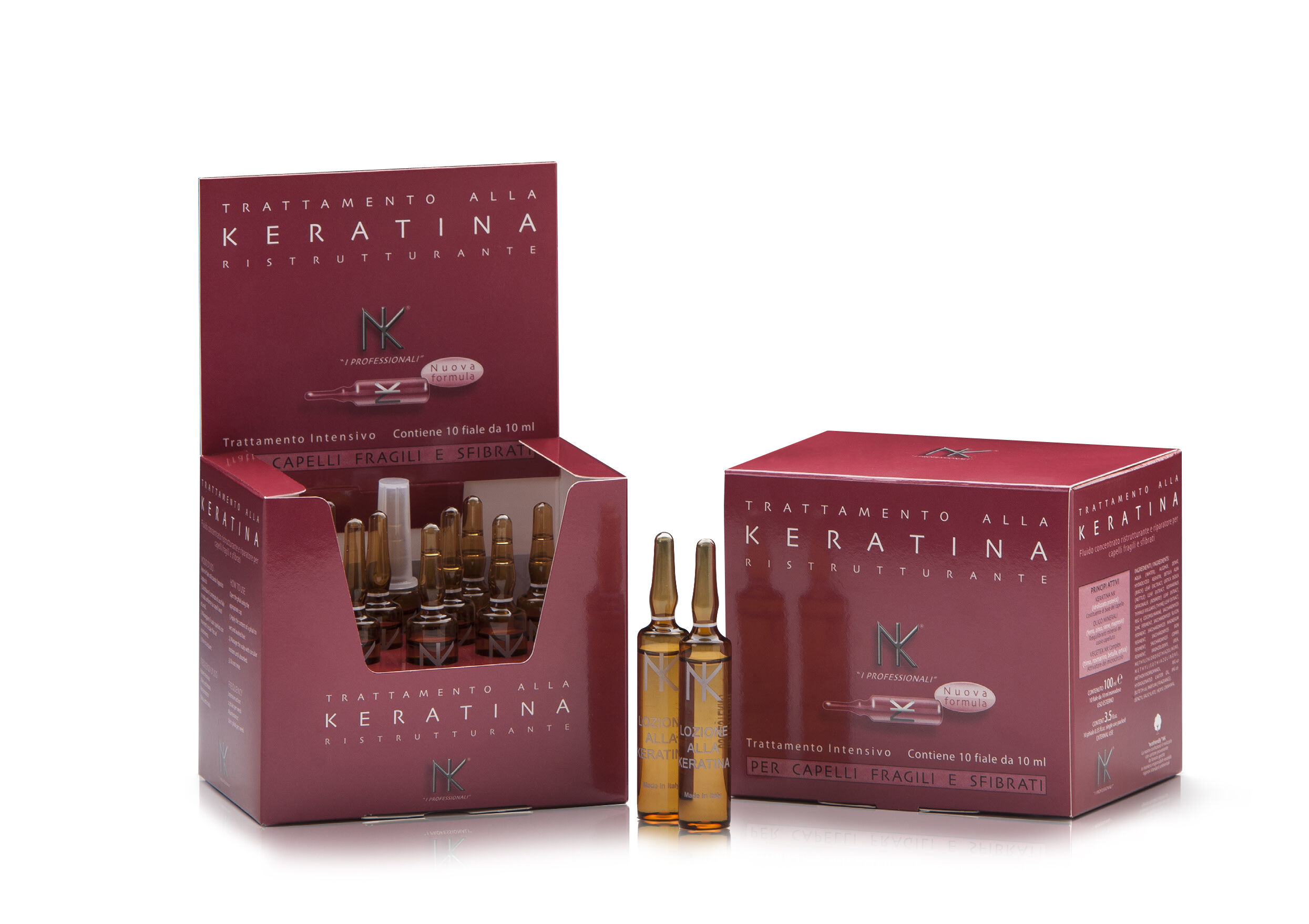 NK Lozione per Capelli alla Keratina10 Fiale - -