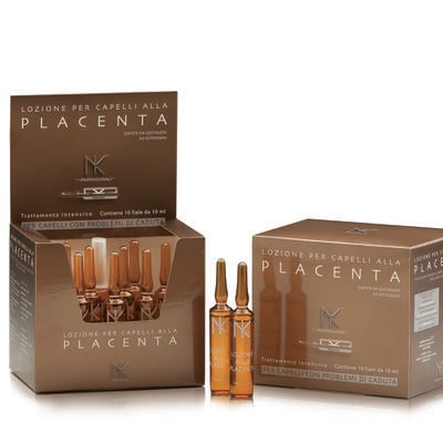 NK Lozione per Capelli alla Placenta 10 Fiale