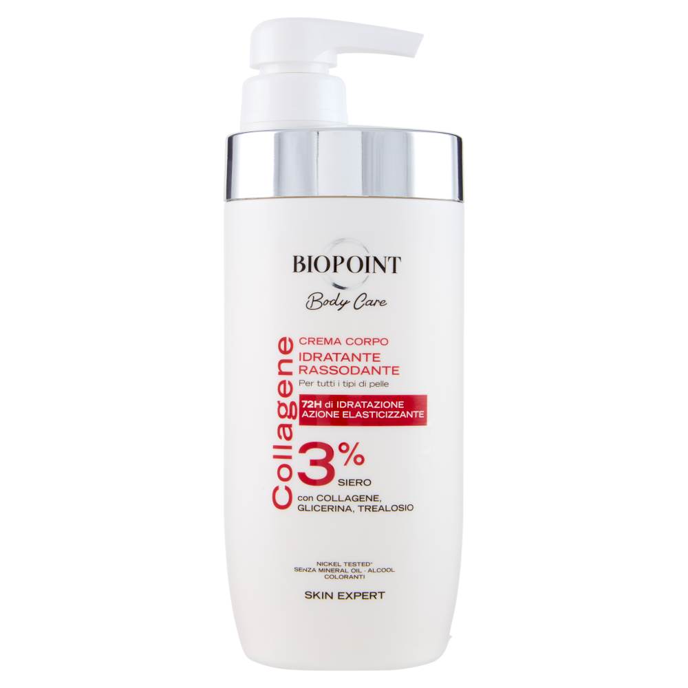 Biopoint Body Care Collagene Crema Corpo Idratante Rassodante 500 ml, , large
