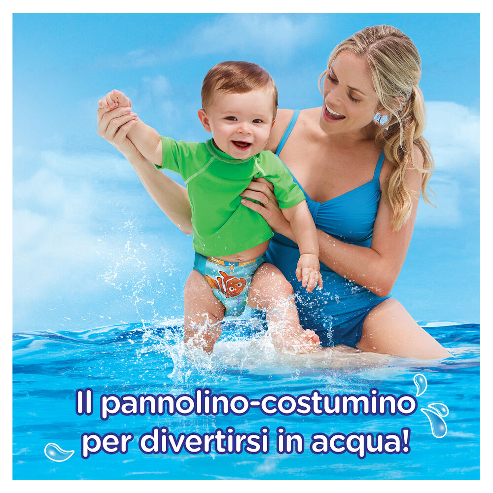 Huggies Little Swimmers Taglia 3-4 (7-15 kg) Confezione da 12 Pannolini Costumini, , large