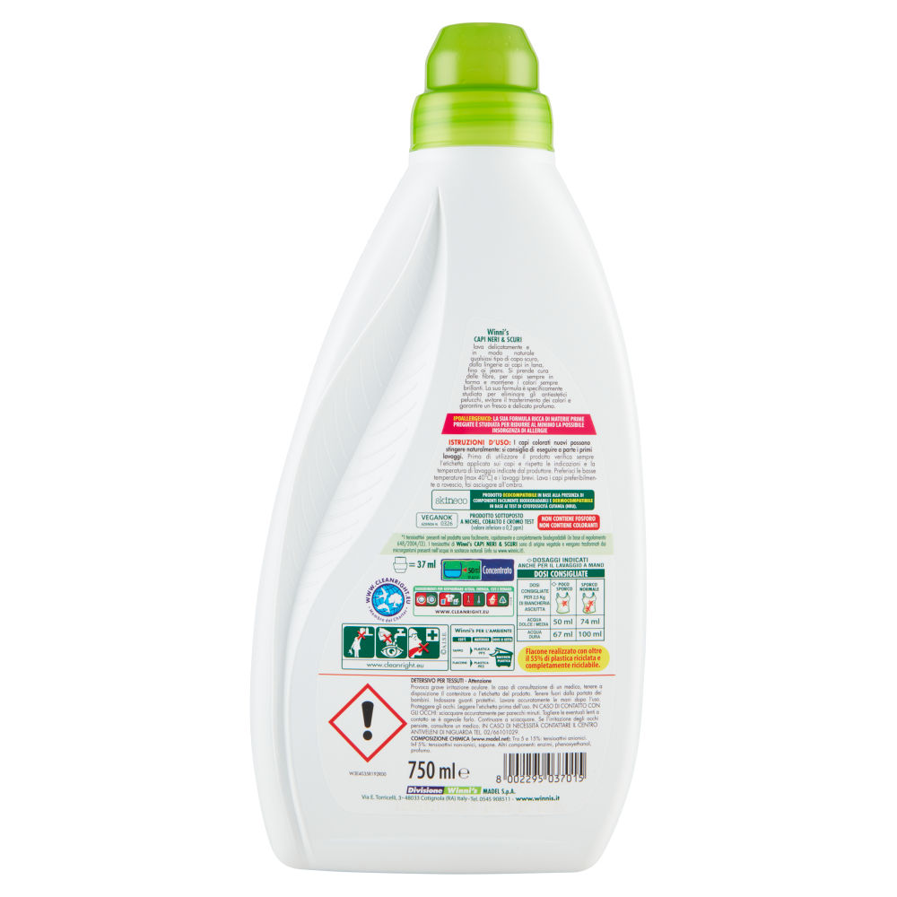 Winni's Naturel Capi Neri & Scuri Olio d'Argan 750 ml, , large