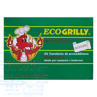 Grilly Accendifuoco Eco 32 Tavolette