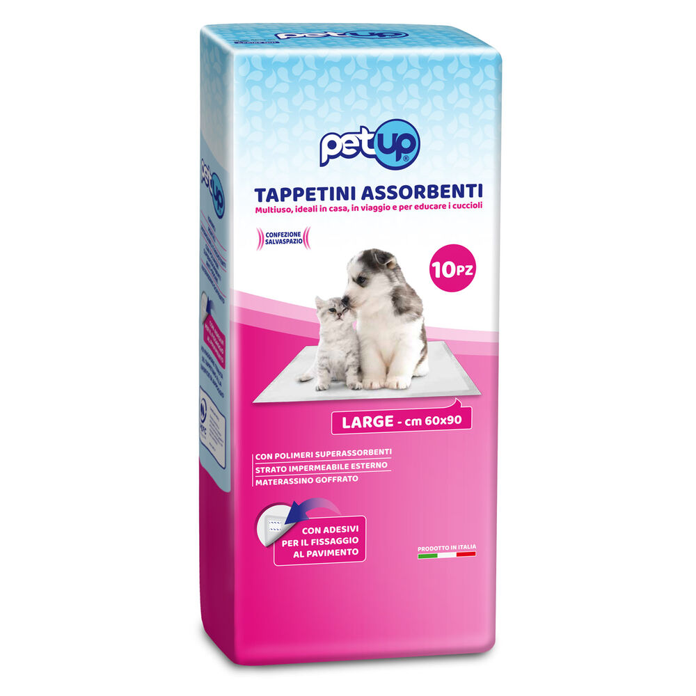 Petup Tappetini Assorbenti  90x60 cm 10 Pezzi, , large
