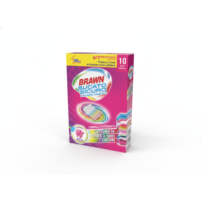 Brawn Bucato Sicuro Cattura Colore 10 Foglietti