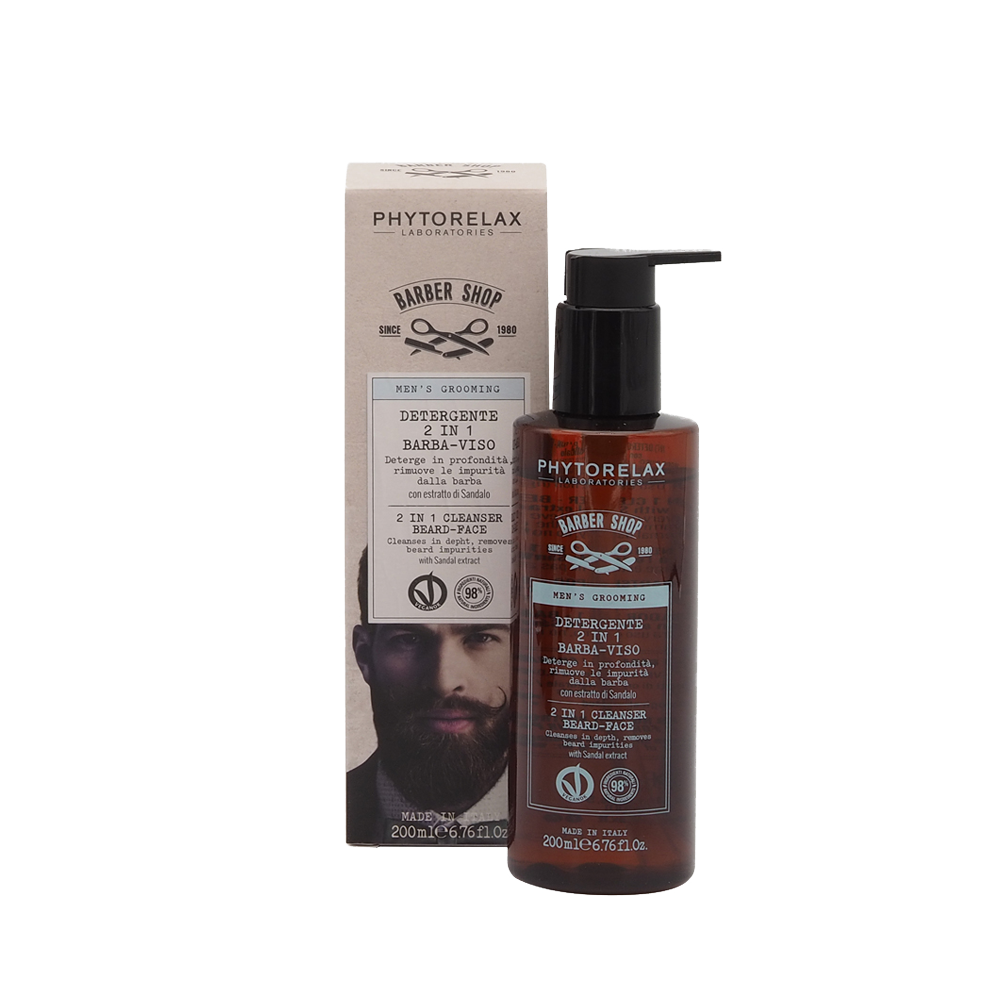 Phytorelax Detergente 2in1 Barba 200 ml, , large
