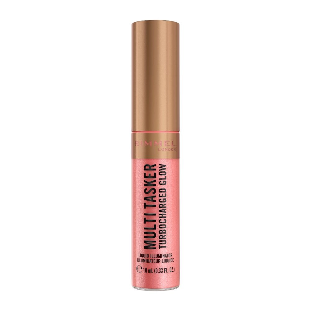 Rimmel Multi Tasker Turbocharged Glow Liquid Illuminator 10ml (Various Shades) - 002 Rosy Rebel - Immagine 7