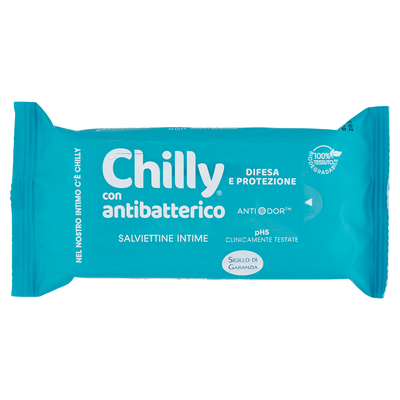 Chilly Salviette Intime Antibatteriche 12 Pezzi
