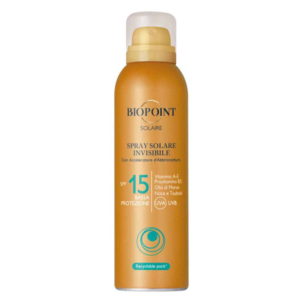 Biopoint Solare Spray Invisibile Spf 15 150 ml, , large image number null