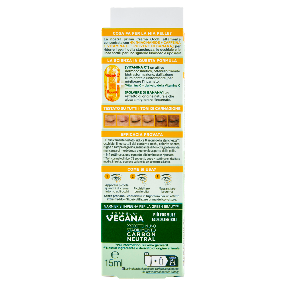Garnier Skin Active Vitamina C Contorno Occhi 50ml, , large