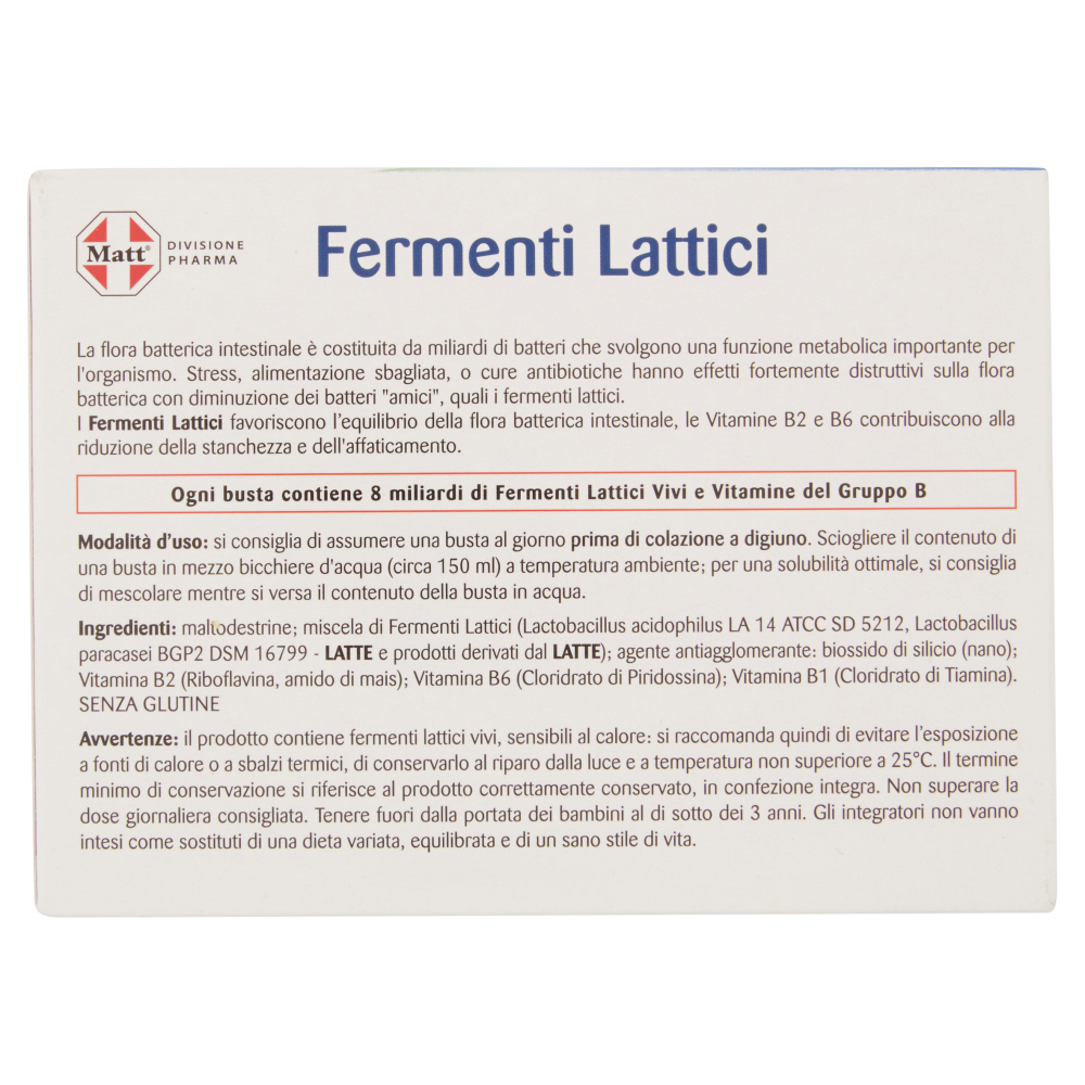 Matt Divisione Pharma Fermenti Lattici 12 Buste, , large