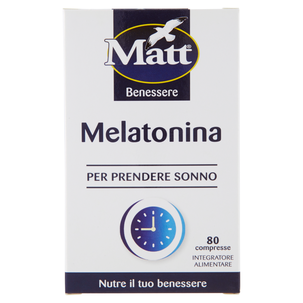 Matt Benessere Melatonina 80 Compresse, , large