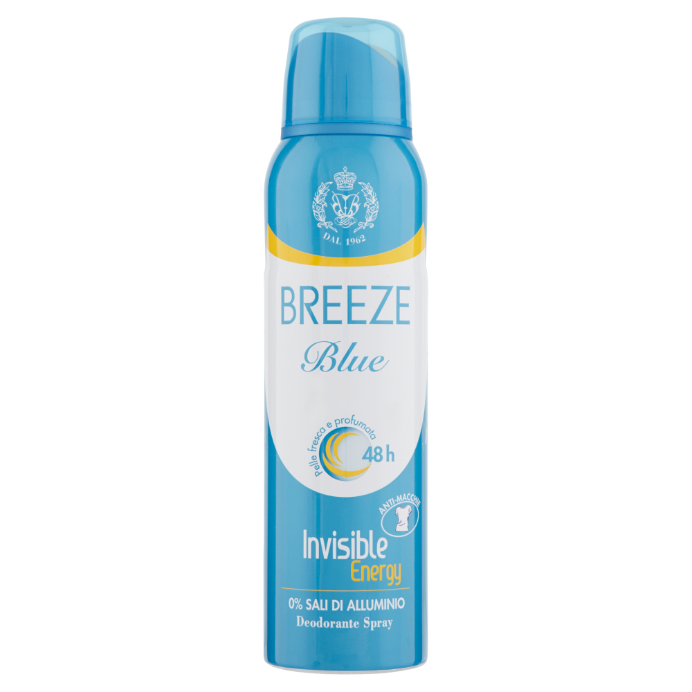 Breeze Blue Deodorante Spray 150 ml - -