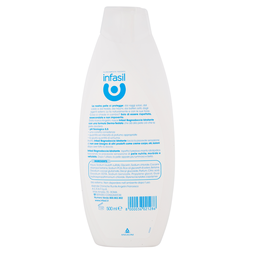 Infasil Bagnodoccia Idratante Nutriente 500 ml, , large