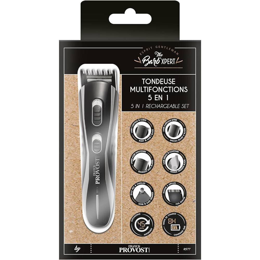 Franck Provost The Barb'Espert Regolabarba Ergonomico 5in1, , large