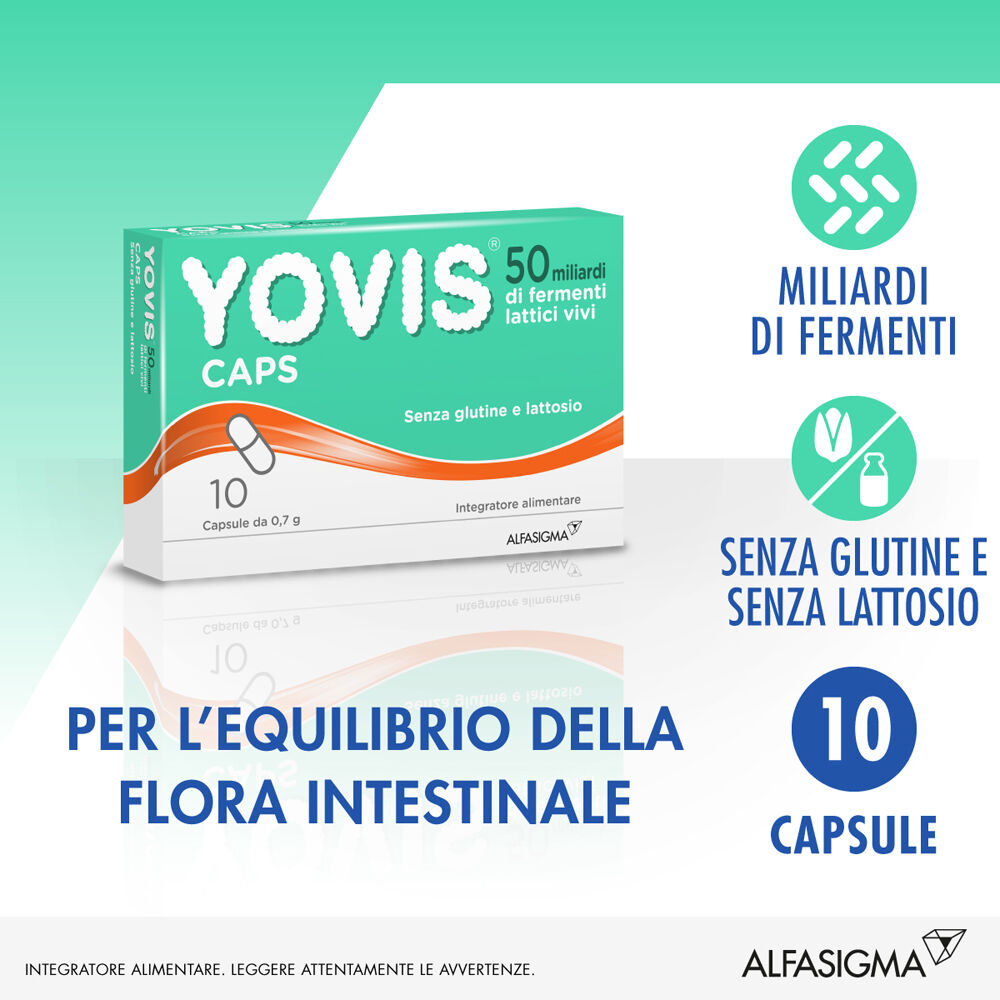 Yovis Caps Fermenti Lattici 10 Capsule, , large