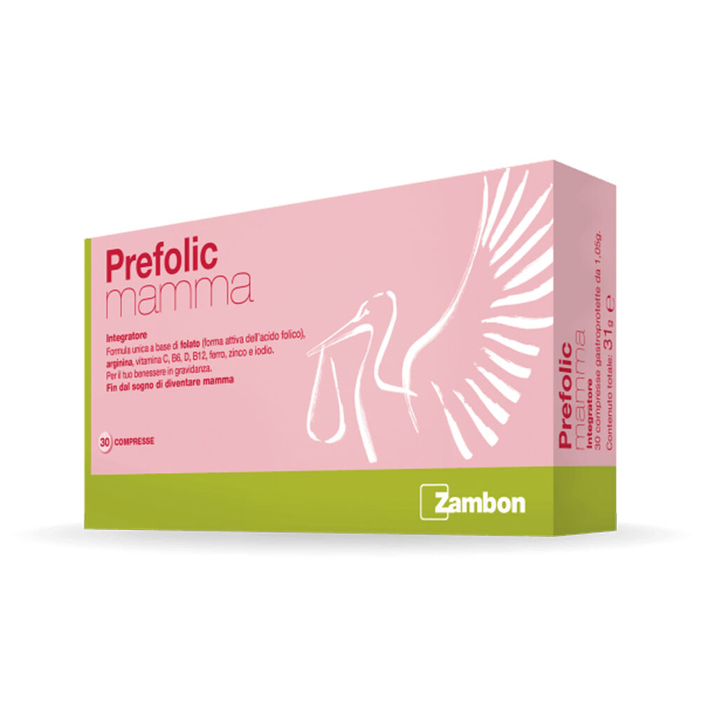Prefolic Mamma Integratore 400mcg 30 Compresse, , large