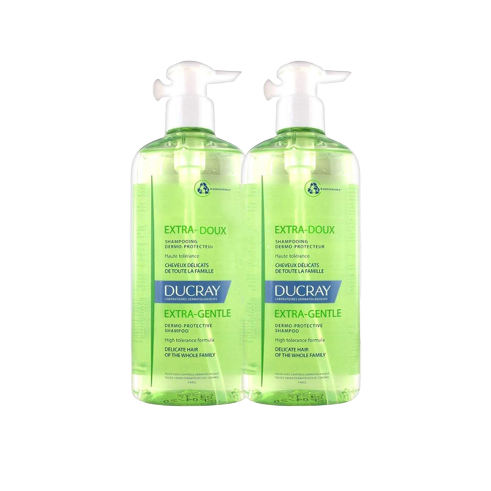 Ducray Extra Delicato Shampoo 2x400ml - -