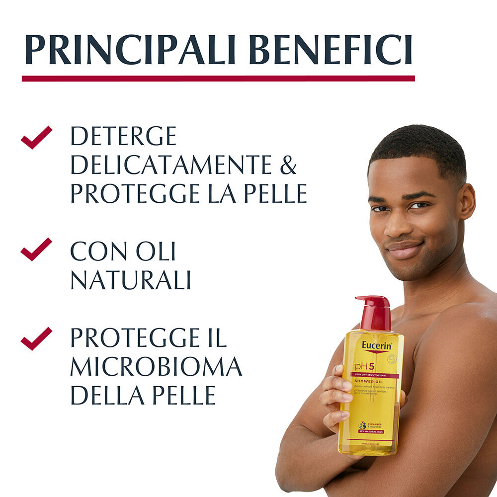 Eucerin pH5 Olio Detergente Doccia 400 ml, , large